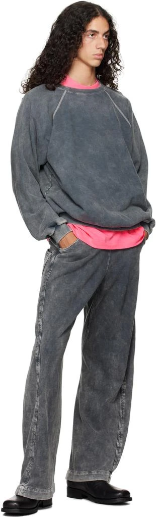 Omar Afridi Gray Shabby Sweatshirt 4