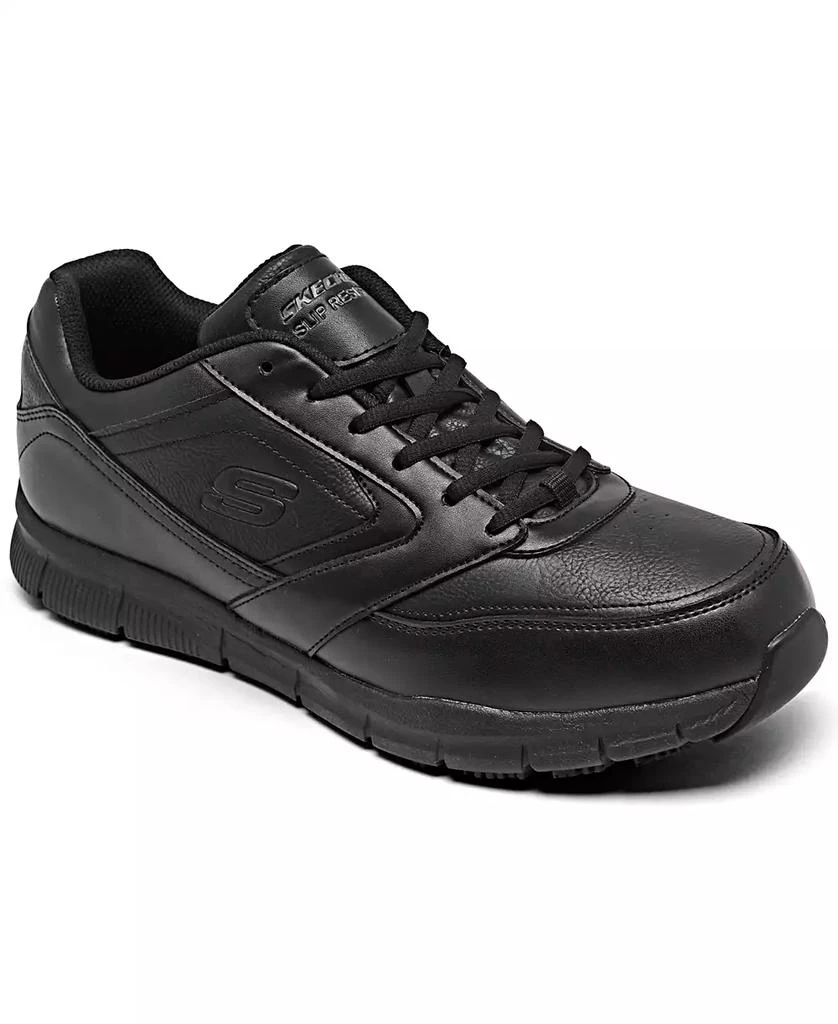 SKECHERS Men's Work Relaxed Fit- Nampa Slip Resistant Work Casual Sneakers from Finish Line