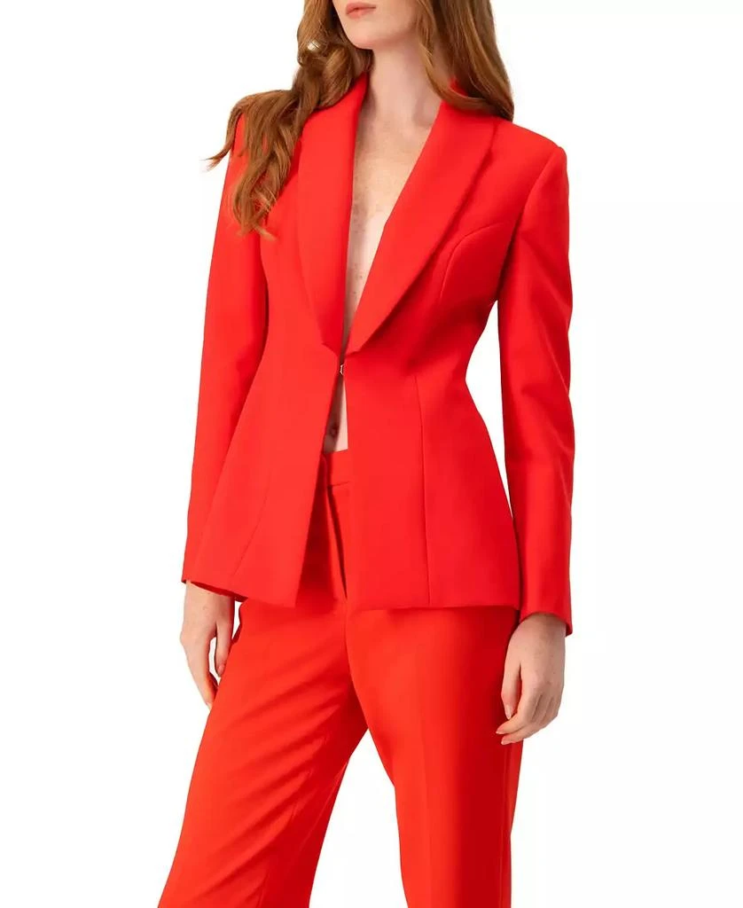 Ivonne Women
s Blazer with Shawl Lapel 2