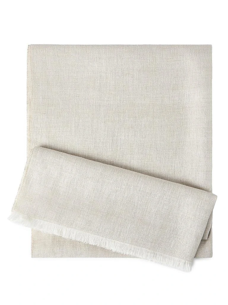 Brunello Cucinelli Sparkling Linen Scarf