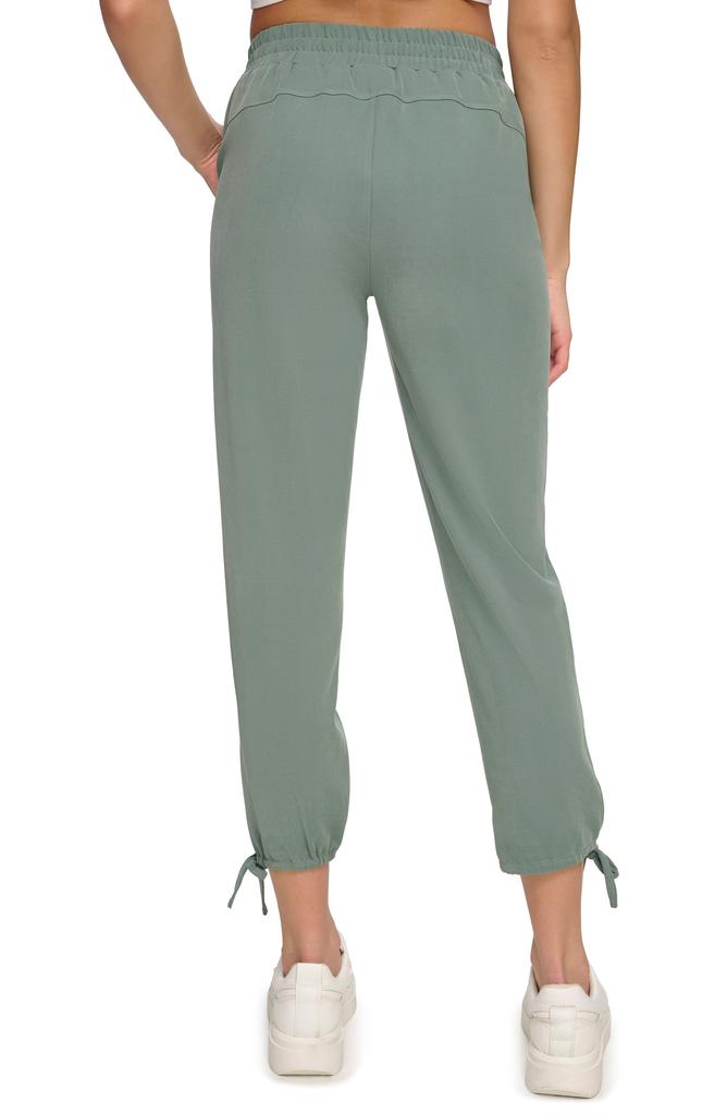 Andrew Marc Sport Sueded Piqué Ankle Crop Joggers