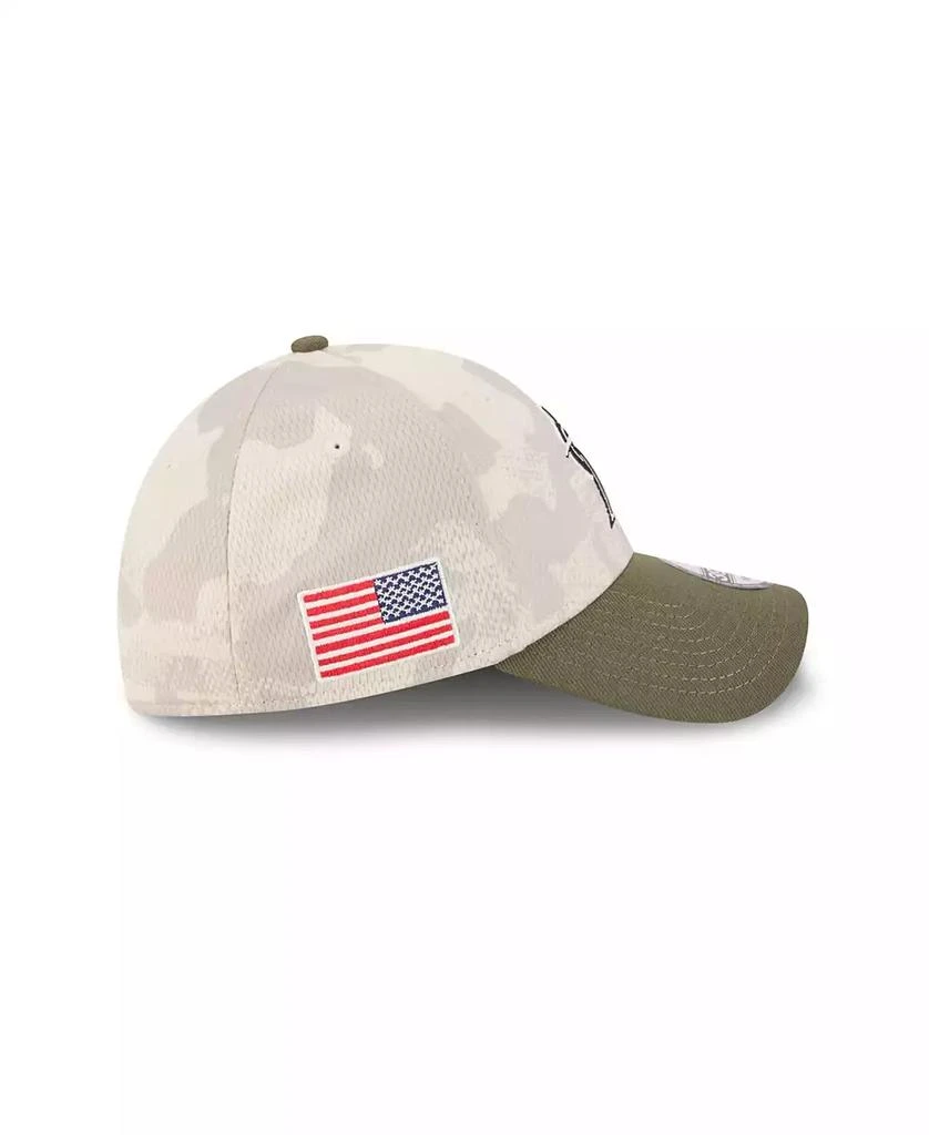 New Era Men's Light Beige/Olive Miami Marlins 2025 Armed Forces Day 39THIRTY Flex Hat 6