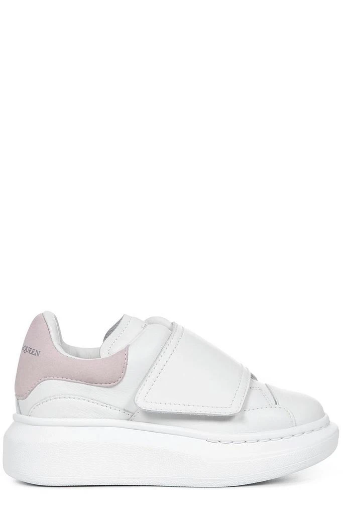 Alexander McQueen Kids Alexander McQueen Kids Round Toe Touch Strap Sneakers 1