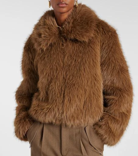 The Frankie Shop Hope faux fur jacket 4