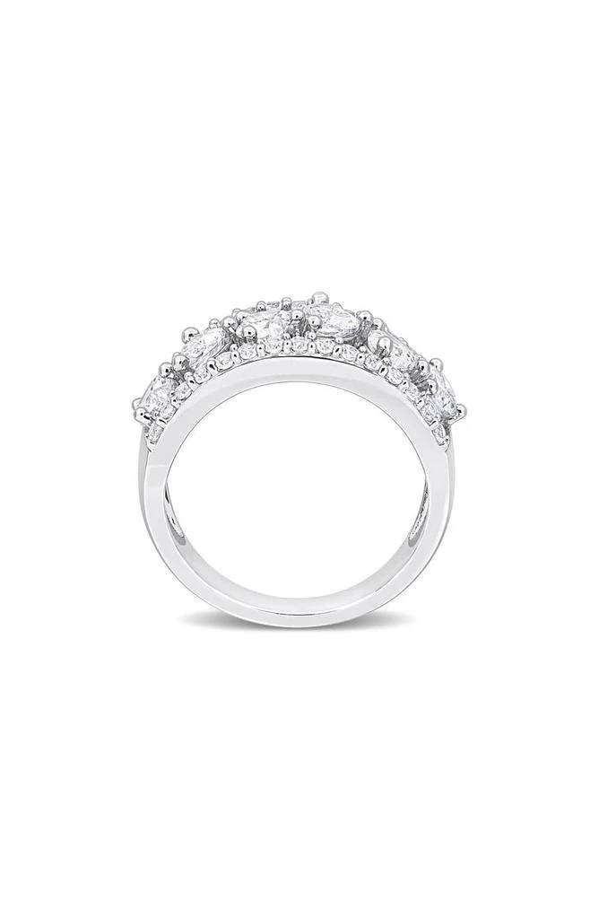 DELMAR Lab Created White Sapphire Ring 5