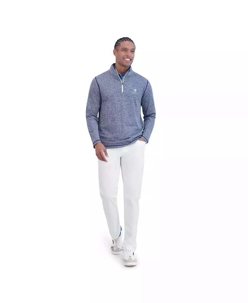 Ben Sherman Men's Seamless Knit Quarter Zip Sweatshirt 7