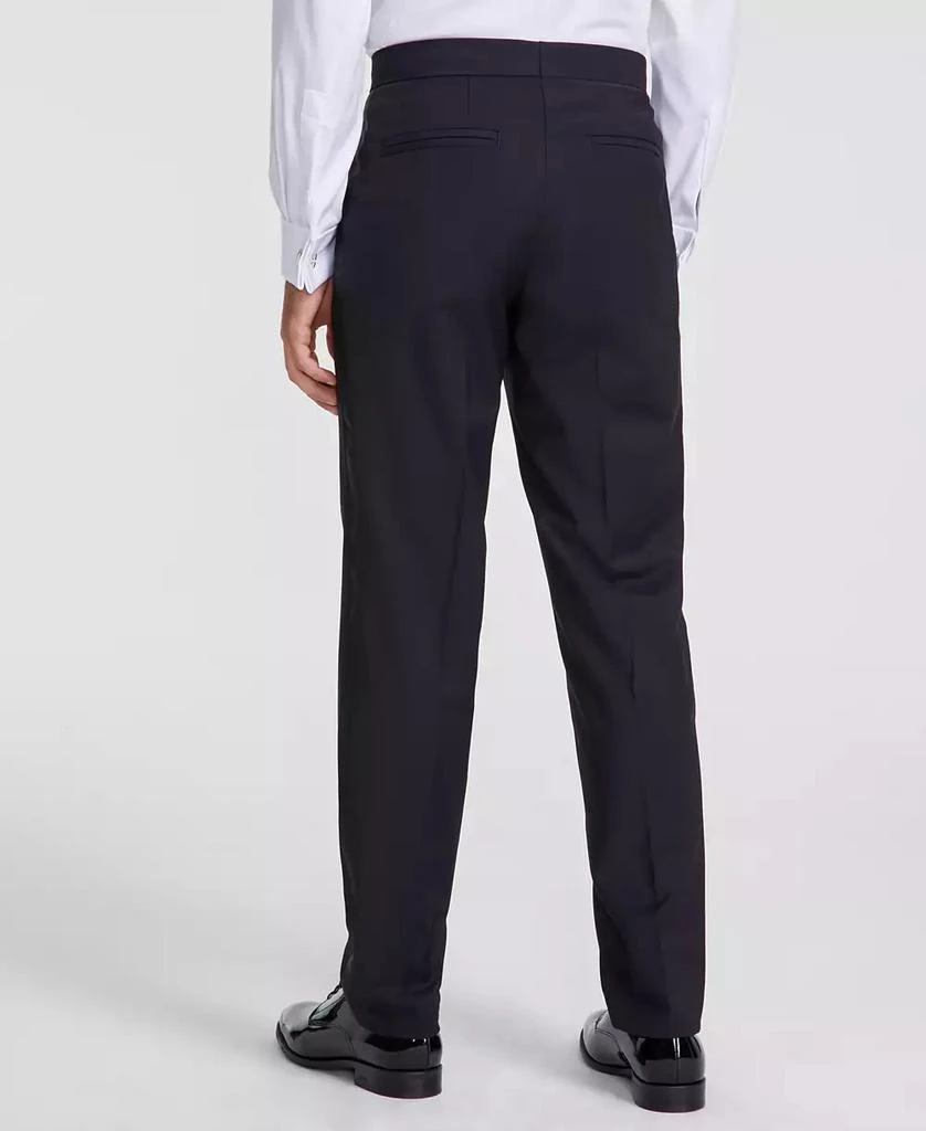 Hugo Boss Men's Modern-Fit Wool Blend Super Flex Stretch Tuxedo Pant 4