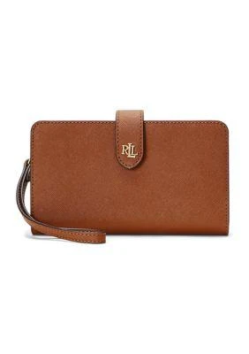 Ralph Lauren Ralph Lauren Crosshatch Leather Tech Wristlet 1