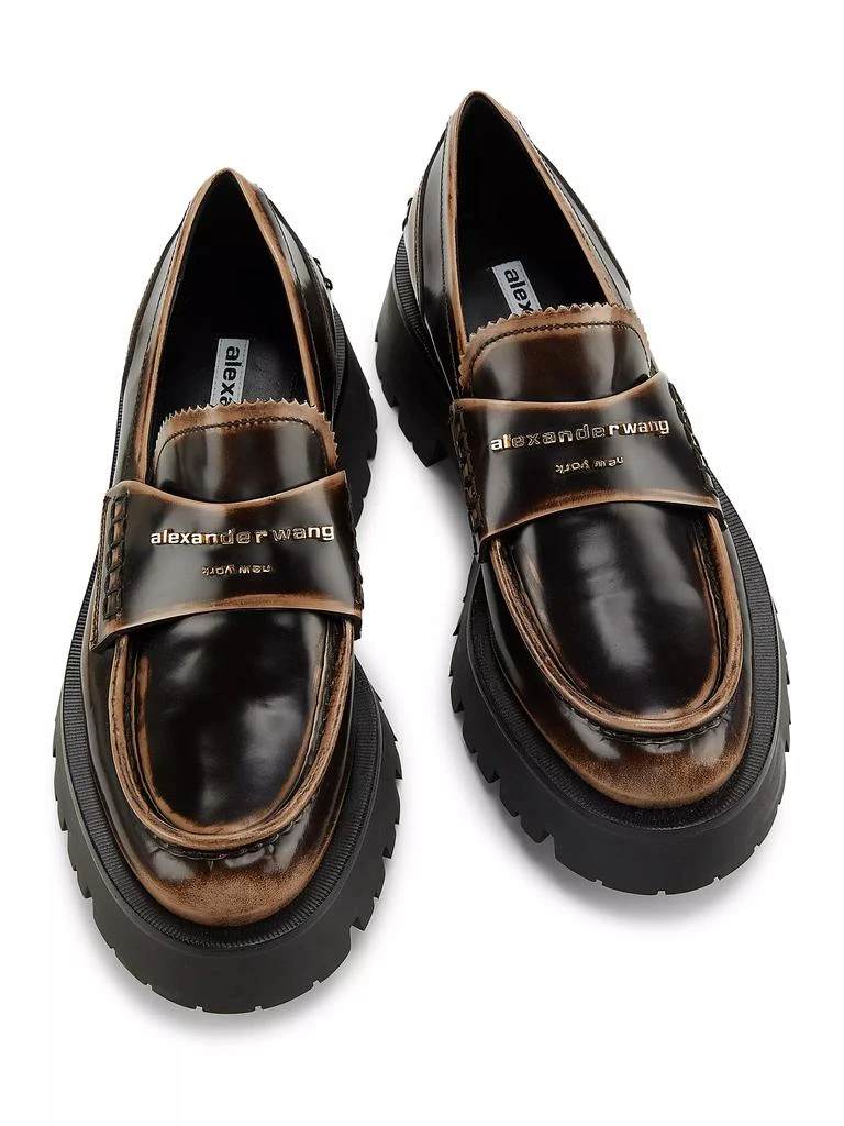 Alexander Wang Carter Lug-Sole Leather Loafers 4