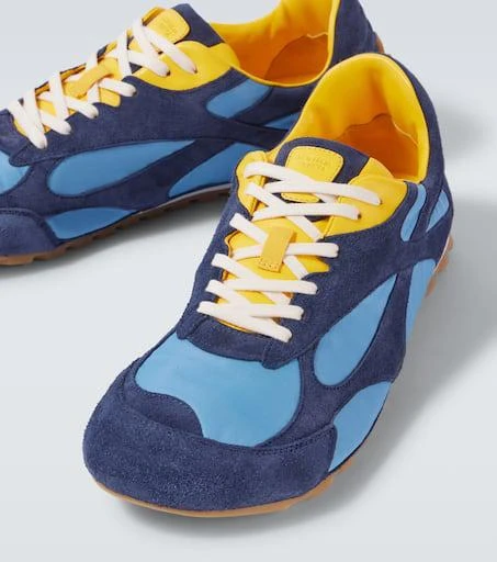Bottega Veneta Orbit Flash suede-trimmed sneakers 3