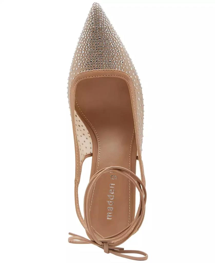 Madden Girl Brigitte-R Rhinestone Pointed-Toe Lace-Up Pumps 4