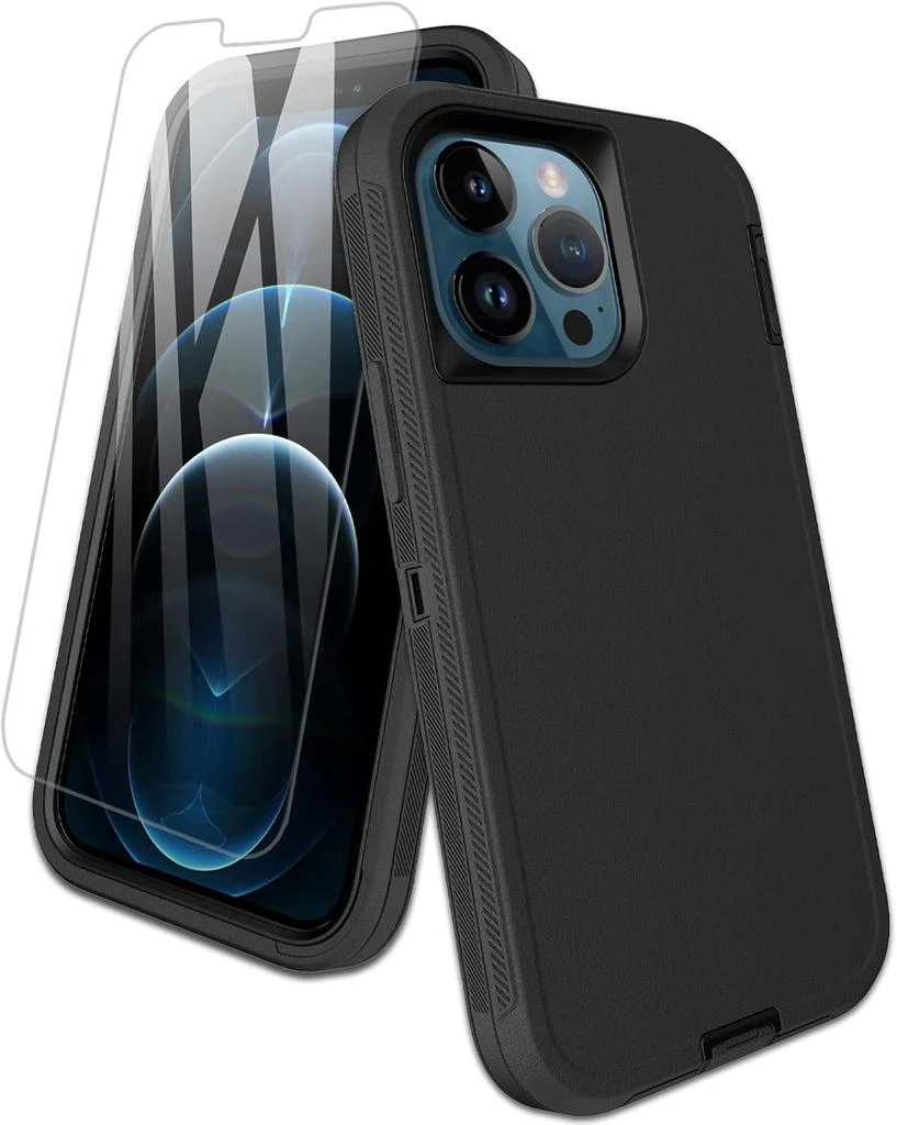 ENTRONIX Entronix Bundle Compatible with iPhone 13 Pro Max - Heavy Duty Case
1 Clear Screen Protector