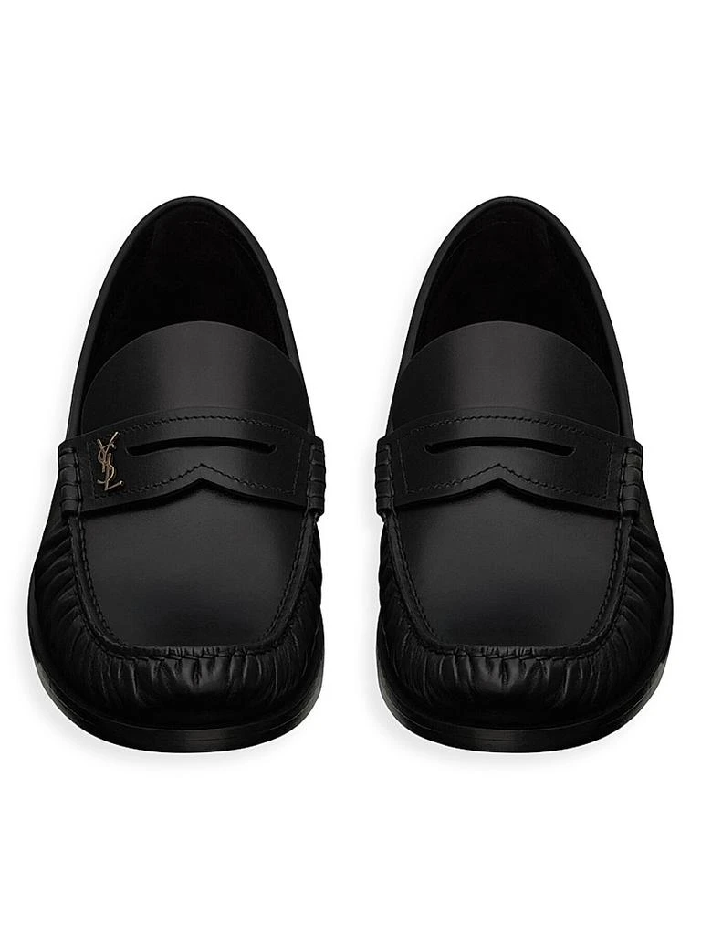 Yves Saint Laurent Men's Laurent Loafers in Smooth Leather 3