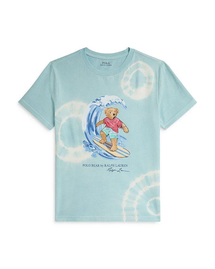Ralph Lauren Boys' Tie-Dye Polo Bear Cotton Tee - Little Kid, Big Kid