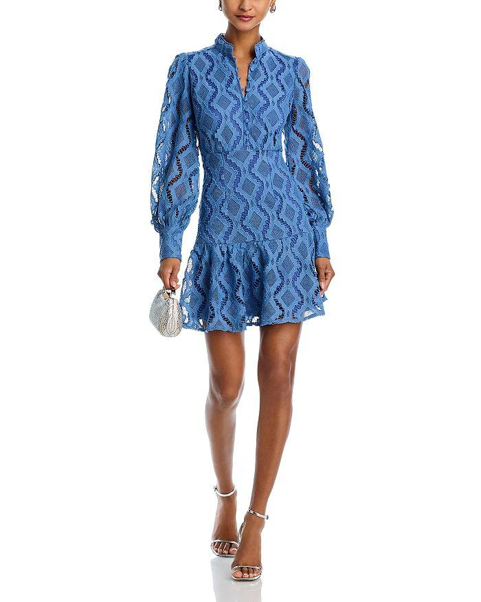 AQUA Wavy Lace Dress - Exclusive 3