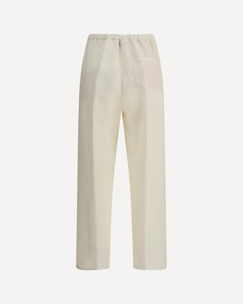 FORTE_FORTE Embroidered linen Pants
