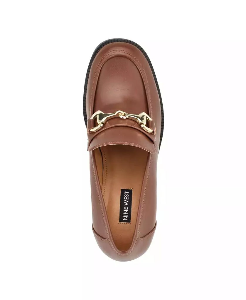 Nine West Women's Koolo Bit Slip-On Block Heel Loafers 4