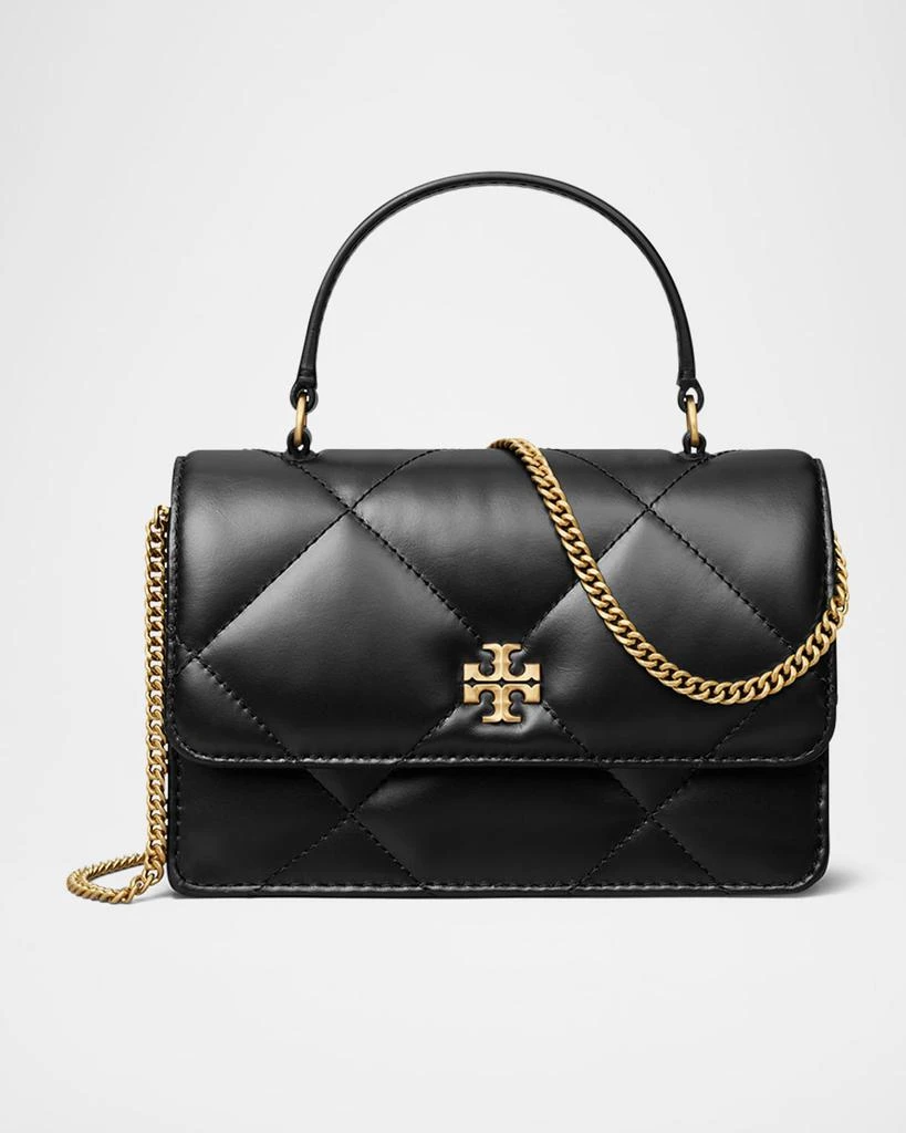 Tory Burch Kira Mini Quilted Leather Top-Handle Bag 1