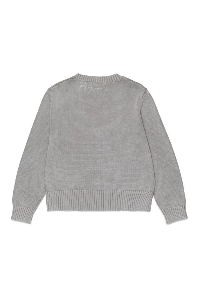MM6 MM6 Maison Margiela Kids Number Printed Crewneck Jumper 2