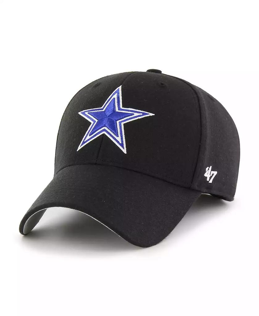 47 Brand Men's Black Dallas Cowboys MVP Adjustable Hat