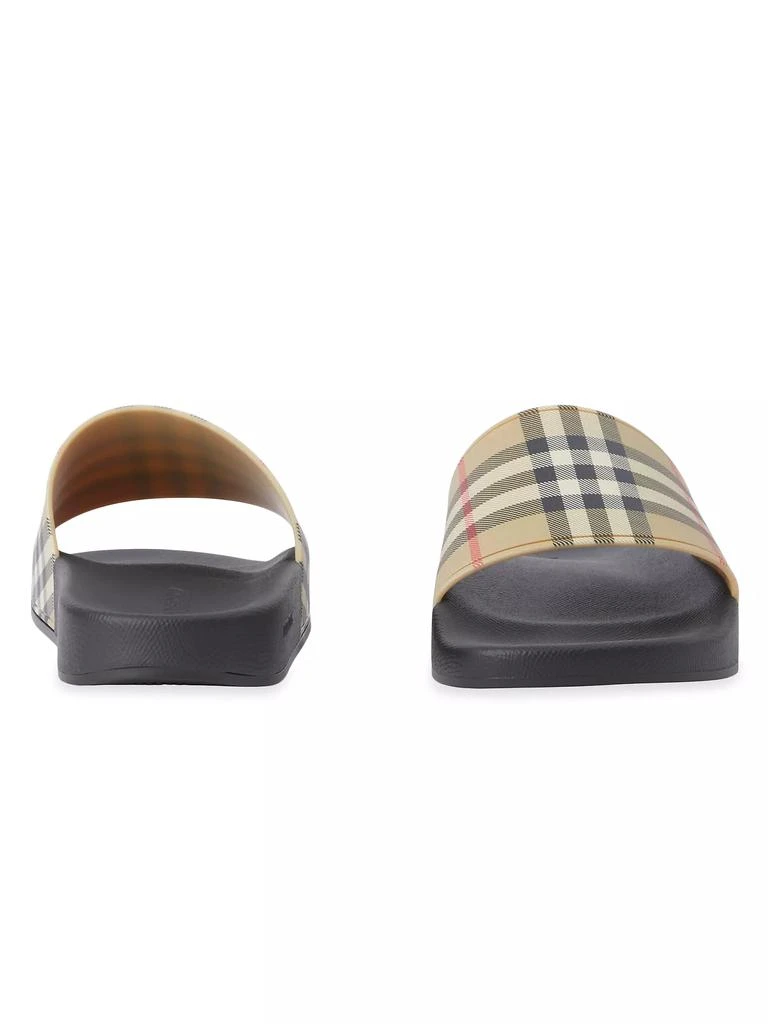 Burberry Furley Check Slide Sandals 5