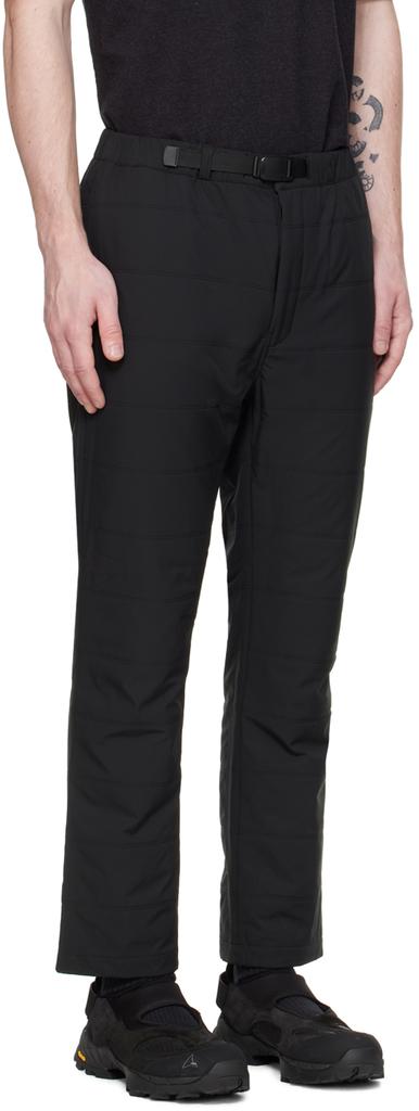 Snow Peak Black Insulated Sweatpants
