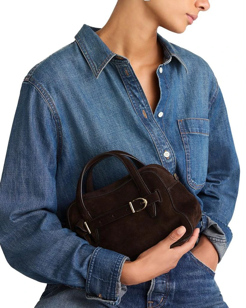 Madewell Belted Suede Satchel 2