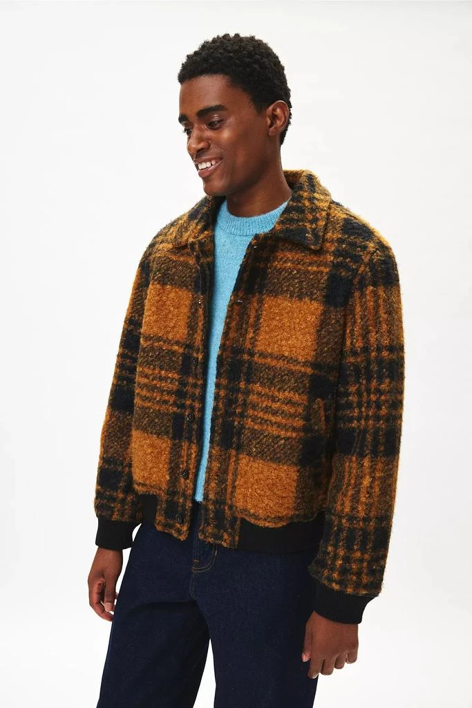 Native Youth Native Youth Ramos Boucle Plaid Fleece Jacket 3