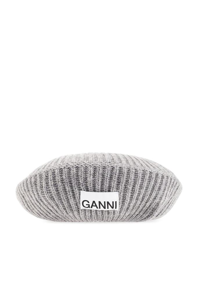 ☆Ganni☆ Woven Cotton Beret Leopard A6420943 Shop Ganni - Baret - Woven Beret Cotton - Leopard - BYLOTTE