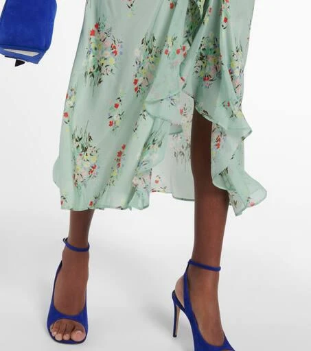 Rixo Ariel floral cotton and silk dress 5