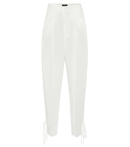 Isabel Marant Racomi crêpe carrot pants 1