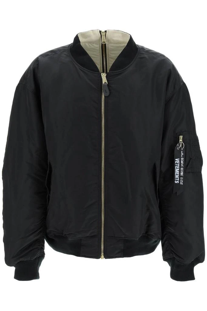 Vetements Vetements X Alpha Industries Reversible Bomber Jacket 1