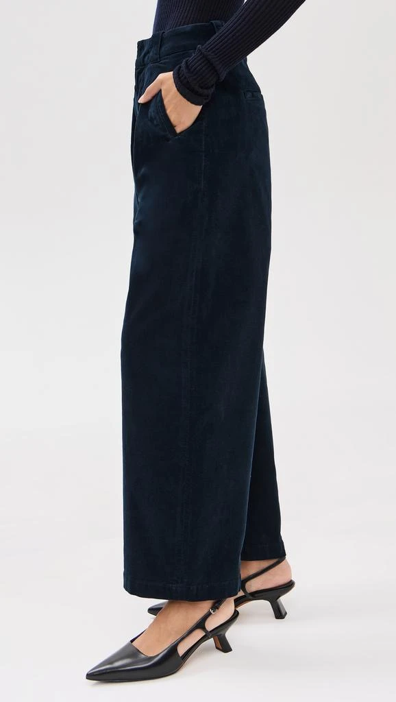 Citizens of Humanity Cara Cropped Pleated Corduroy Trousers 3