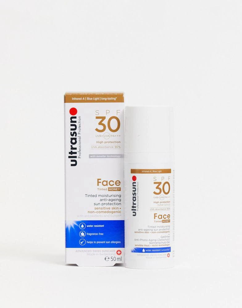 Ultrasun Ultrasun Anti-Age Tinted SPF 30 Face Sun Protection for Very Sensitive Skin - 50ml 1