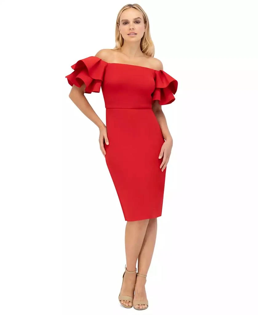 Eliza J Women's Ruffled Off-The-Shoulder Dress 1