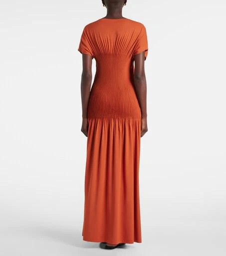 pleated jersey maxi dress Buy Jolie Moi Purple Long Sleeve Pleated Jersey Maxi Dress from Next USA