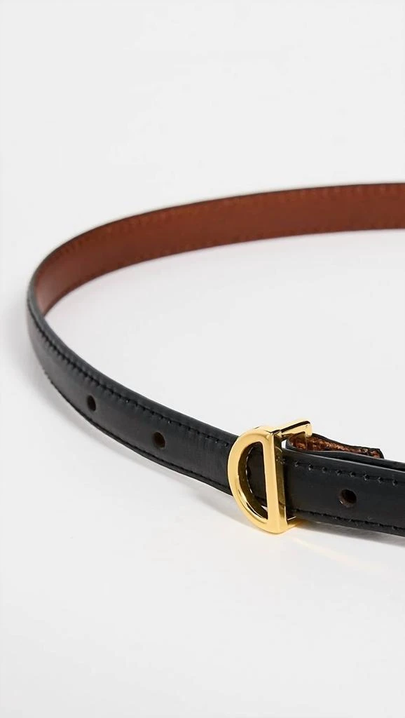 FRAME Women's Petit Crescent Belt In Black 3