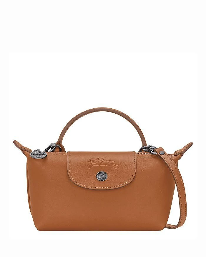 Longchamp Le Pliage Xtra Leather Mini Crossbody Pouch