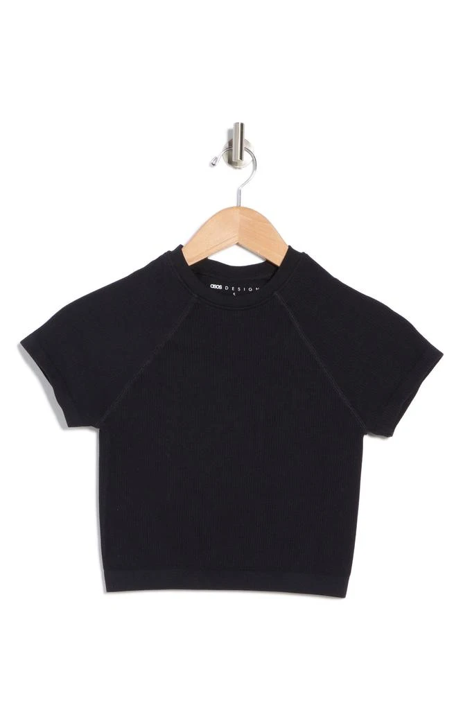 ASOS Crewneck Ribbed Baby Tee 3