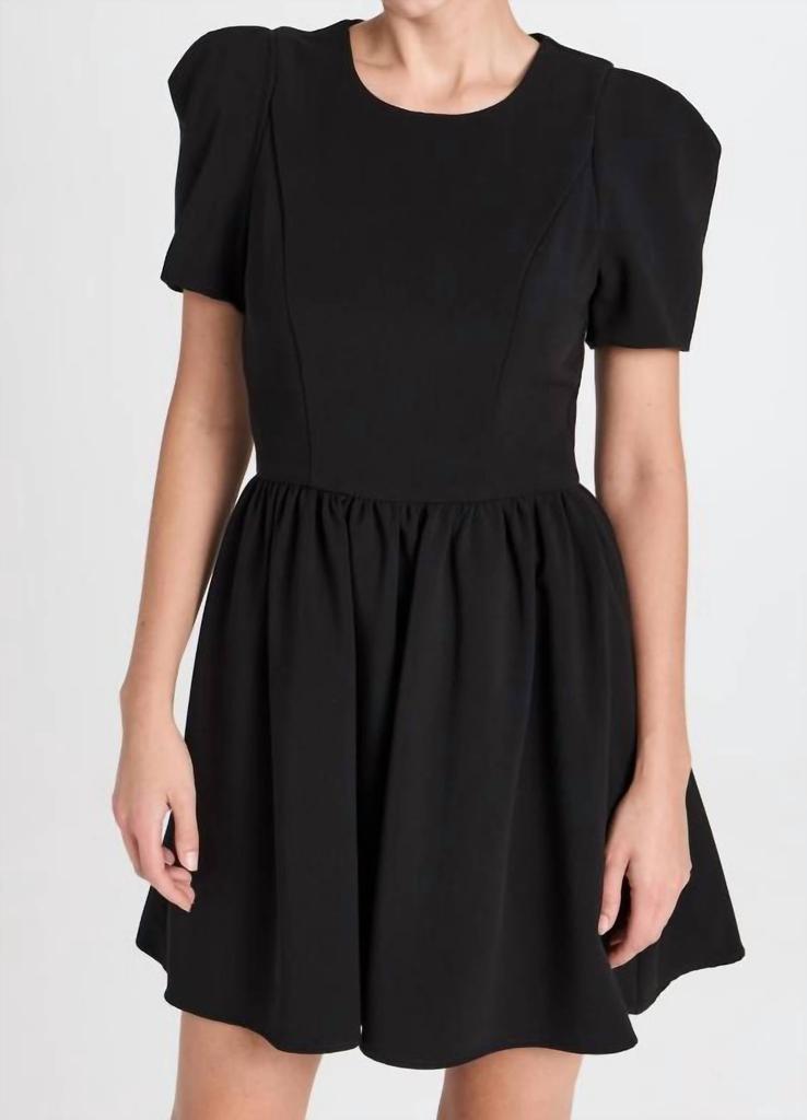 Black Halo Chadwick Mini Dress In Black