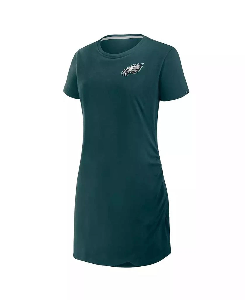 Fanatics Women's Midnight Green Philadelphia Eagles Level Up Relaxed Fit Drape Dress 2