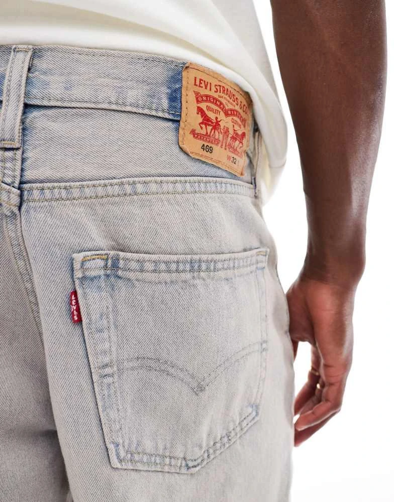 Levi's Levi's 469 loose denim shorts in grey 2