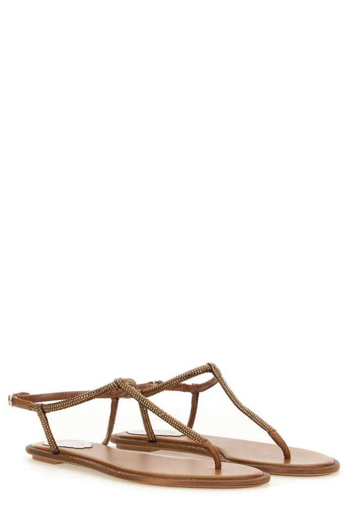 Rene Caovilla René Caovilla Diana Embellished Thong Sandals 2