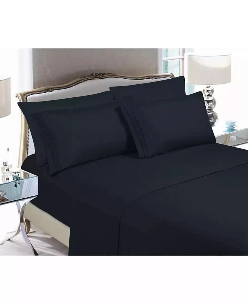 Elegant Comfort Luxury Soft Solid 3-Pc. Sheet Set, Twin 1