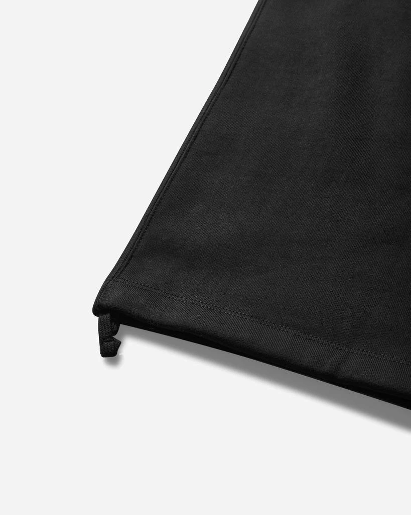 NIKE Men's Solo Swoosh Open Hem Fleece Sweatpants Black 4