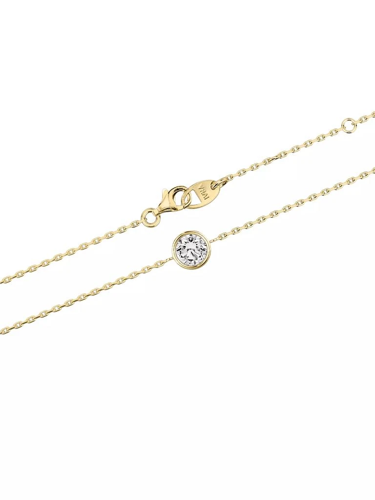 VRAI Bezel Essentials 14K Gold & 0.50 TCW Lab-Grown Diamond Brilliant Round Solitaire Bracelet 3