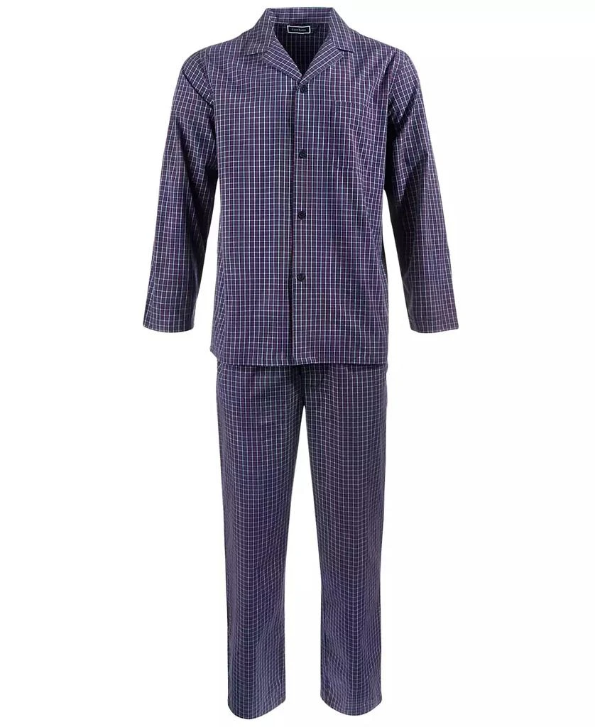 Club Room Men's 2-Pc. Solid Oxford Pajama Set, Created for Macy's 1