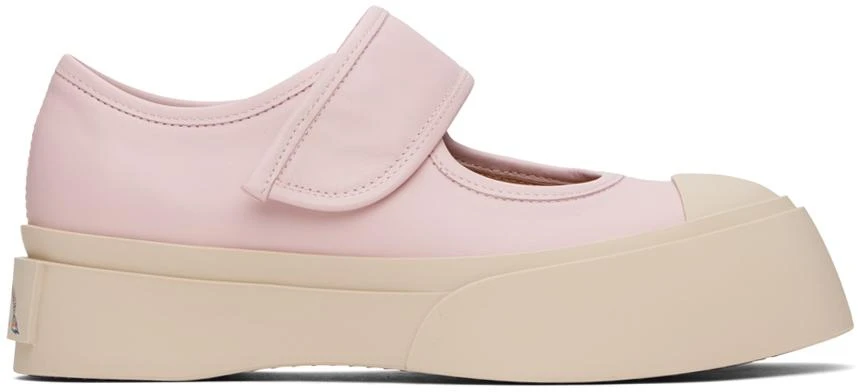 Marni Pink Pablo Mary Jane Ballerina Flats 1