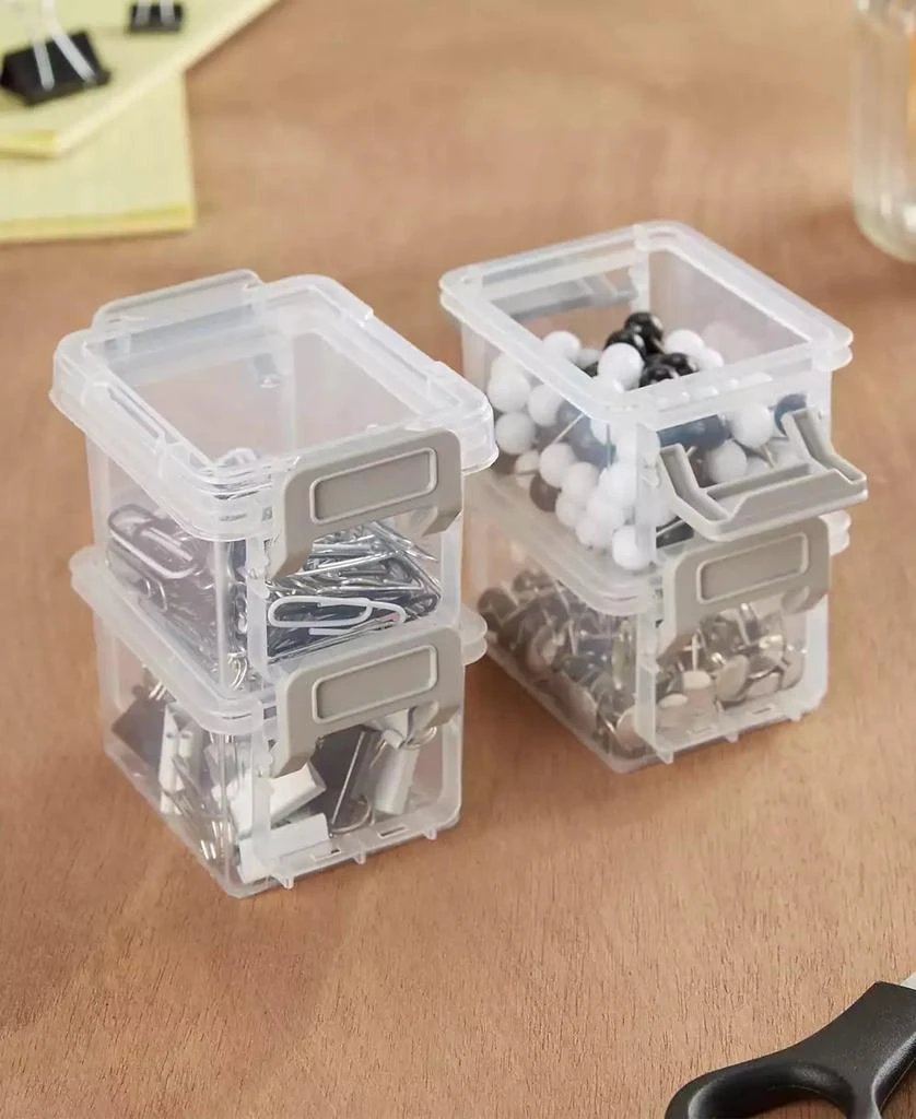 Simplify Stackable Storage Boxes, Pack of 4 4
