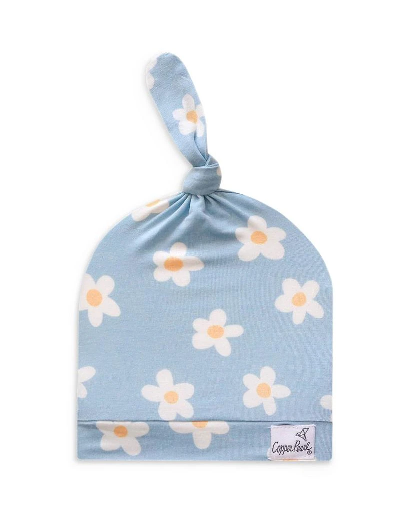 Copper Pearl Della Top Knot Hat, 0-4 Months 1